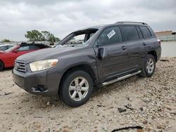 Vehiculos salvage en venta de Copart Haslet, TX: 2010 Toyota Highlander