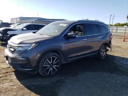 Salvage cars for sale from Copart San Diego, CA: 2021 Honda Pilot Touring