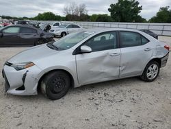 Salvage cars for sale at San Antonio, TX auction: 2017 Toyota Corolla L