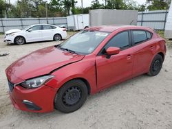 Salvage cars for sale from Copart Hampton, VA: 2016 Mazda 3 Sport