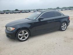 Salvage cars for sale from Copart San Antonio, TX: 2009 BMW 128 I