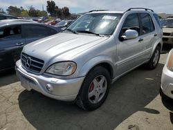 Salvage cars for sale from Copart Martinez, CA: 2001 Mercedes-Benz ML 55