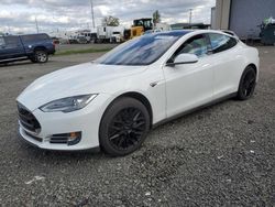 Salvage cars for sale at Eugene, OR auction: 2014 Tesla Model S
