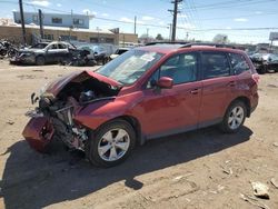 Salvage cars for sale at Colorado Springs, CO auction: 2015 Subaru Forester 2.5I Premium