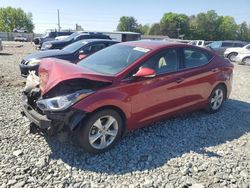 Salvage cars for sale at Mebane, NC auction: 2016 Hyundai Elantra SE