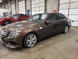 Salvage cars for sale from Copart Blaine, MN: 2014 Mercedes-Benz E 350 4matic