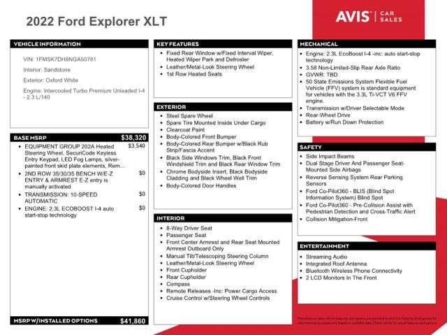 2022 Ford Explorer XLT