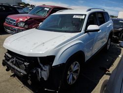 Salvage cars for sale from Copart Martinez, CA: 2018 Volkswagen Atlas SE