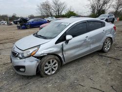 Salvage cars for sale from Copart Baltimore, MD: 2012 KIA Rio EX