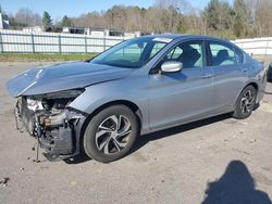Salvage cars for sale at Assonet, MA auction: 2017 Honda Accord LX