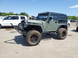 Salvage cars for sale from Copart Newton, AL: 2002 Jeep Wrangler / TJ Sport