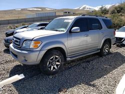 Salvage cars for sale from Copart Reno, NV: 2002 Toyota Sequoia Limited