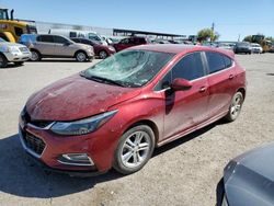 Salvage cars for sale at Tucson, AZ auction: 2018 Chevrolet Cruze LT