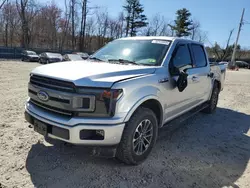 Salvage cars for sale at Candia, NH auction: 2018 Ford F150 Supercrew
