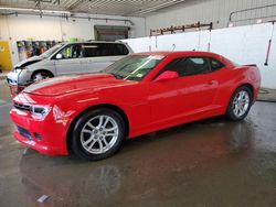 Salvage cars for sale at Candia, NH auction: 2015 Chevrolet Camaro LS