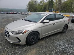 Salvage cars for sale at Concord, NC auction: 2017 Hyundai Elantra SE