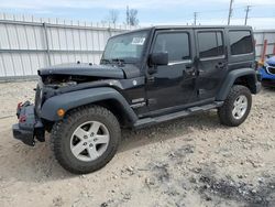 Salvage cars for sale at Appleton, WI auction: 2017 Jeep Wrangler Unlimited Sport