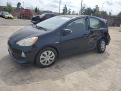 Salvage cars for sale from Copart Gaston, SC: 2012 Toyota Prius C