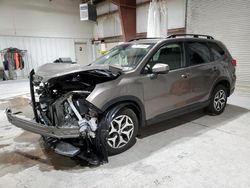 Salvage cars for sale at Leroy, NY auction: 2022 Subaru Forester Premium