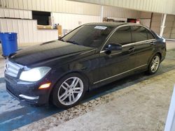 Salvage cars for sale at Grenada, MS auction: 2012 Mercedes-Benz C 300 4matic