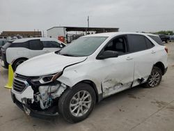 Salvage cars for sale at Grand Prairie, TX auction: 2021 Chevrolet Equinox LS