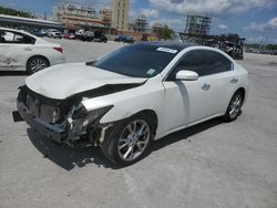 Salvage cars for sale at New Orleans, LA auction: 2014 Nissan Maxima S