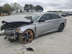 Salvage cars for sale at Loganville, GA auction: 2021 Honda Accord Sport