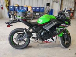 Salvage motorcycles for sale at Sikeston, MO auction: 2022 Kawasaki EX650 N