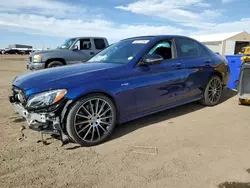 Mercedes-Benz c 43 4matic amg salvage cars for sale: 2018 Mercedes-Benz C 43 4matic AMG