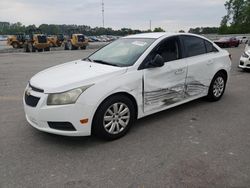 Salvage cars for sale at Dunn, NC auction: 2011 Chevrolet Cruze LS