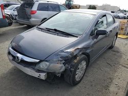 Salvage cars for sale from Copart Martinez, CA: 2009 Honda Civic VP
