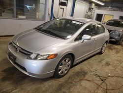 Vehiculos salvage en venta de Copart Wheeling, IL: 2008 Honda Civic LX