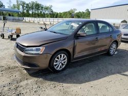 Salvage cars for sale from Copart Spartanburg, SC: 2012 Volkswagen Jetta SE