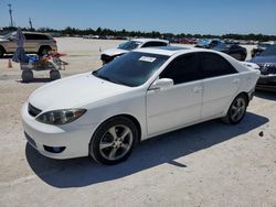 Toyota salvage cars for sale: 2005 Toyota Camry SE