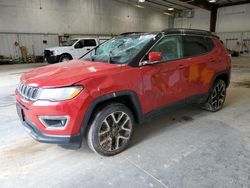 Salvage vehicles for parts for sale at auction: 2018 Jeep Compass Limited