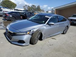 Salvage cars for sale at Hayward, CA auction: 2022 Honda Accord Hybrid EXL