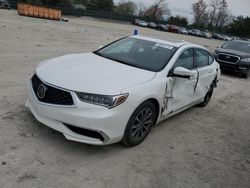 Salvage cars for sale at Madisonville, TN auction: 2018 Acura TLX Tech