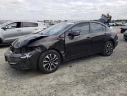 Salvage cars for sale from Copart Antelope, CA: 2013 Honda Civic EX