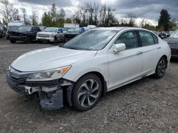 Salvage cars for sale from Copart Portland, OR: 2017 Honda Accord EXL