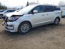 Salvage cars for sale from Copart Ontario Auction, ON: 2019 KIA Sedona LX