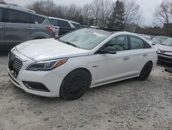 Salvage cars for sale at North Billerica, MA auction: 2016 Hyundai Sonata Hybrid