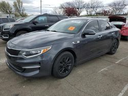 Salvage cars for sale at Moraine, OH auction: 2017 KIA Optima LX