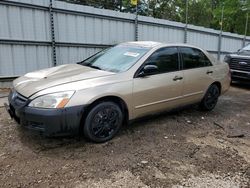 Honda Accord Value Vehiculos salvage en venta: 2007 Honda Accord Value