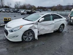 Salvage cars for sale from Copart Grantville, PA: 2015 Hyundai Sonata Hybrid