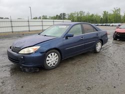 Vehiculos salvage en venta de Copart Lumberton, NC: 2002 Toyota Camry LE