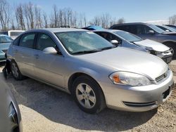 Salvage cars for sale at Milwaukee, WI auction: 2007 Chevrolet Impala LT