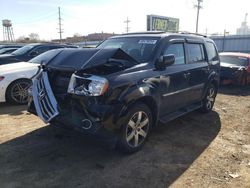 Salvage cars for sale at Chicago Heights, IL auction: 2013 Honda Pilot Touring
