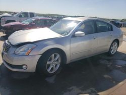 Salvage cars for sale at Grand Prairie, TX auction: 2006 Nissan Maxima SE