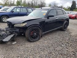 Salvage cars for sale from Copart Portland, OR: 2003 Infiniti FX45