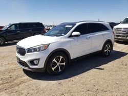 Vehiculos salvage en venta de Copart Amarillo, TX: 2016 KIA Sorento EX